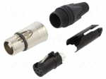 Connector: XLR | plug | female | XX | 7.5A | PIN: 6 | straight | for cable