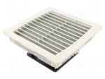 Fan: AC | axial | 230VAC | 125m3/h | 40dBA | IP54 | 202x93x202mm | grey