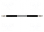 Test lead | 70VDC | 33VAC | 10A | banana plug 2mm,both sides | Len: 1m