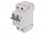 Circuit breaker | 230/400VAC | Inom: 16A | Poles: 1+N | Charact: C | 6kA