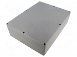 Enclosure: multipurpose | X: 230mm | Y: 300mm | Z: 86mm | ABS | light grey