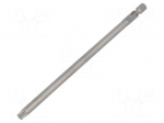 Screwdriver bit | Torx&reg; | TX30 | 1/4" | Overall len: 150mm