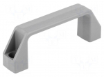 Holder | technopolymer PA | grey | H: 50mm | L: 179mm | W: 28mm | F2: 2.7kN
