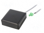 Temperature sensor | Number of ports: 2 | screw type | RJ12 | plastic
