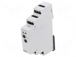 Automation module: timer | 0,1s&divide;100h | SPDT | 250VAC/16A | 12&divide;240VDC