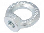 Lifting eye nut | eye | M18 | steel | Plating: zinc | DIN 582 | 40mm