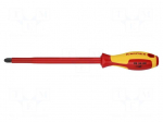 Screwdriver: insulated | Phillips | PH4 | Blade length: 200mm | 1kVAC
