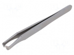 Tweezers | 115mm | for precision works | Blades: curved
