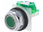 Switch: push-button | 30mm | Stabl.pos: 1 | NO | green | none | IP66 | 9001K