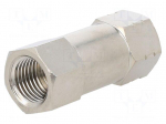 Check valve | Working press: 2&divide;8bar | nickel plated brass