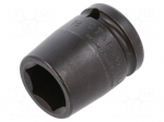 Socket | socket spanner,impact | HEX 18mm | 1/2" | IMPACT | short