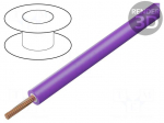 Wire | FlexiVolt-2V | stranded | Cu | 2.5mm2 | PVC | double | violet | 1.5kV