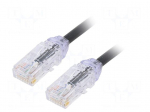 Patch cord | TX6A-28&trade;,U/UTP | Cat: 6a | RJ45 plug,both sides | wire