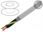 Wire | &Ouml;LFLEX&reg; CLASSIC 115 CY | 3G2.5mm2 | PVC | grey | 300V,500V