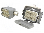 Connector: HDC | male + female | HE | PIN: 48 | 16A | 500V | 48+PE | size 12