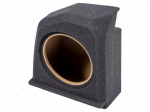 Car loudspeaker enclosure | MDF | black melange | 250mm | BMW | 14l