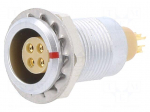 Connector: circular | 7A | 300V | socket | female | PIN: 4 | IP68 | straight