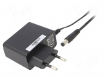 Power supply: switching | mains,plug-in | 24VDC | 0.5A | 12W | 81.63%