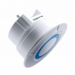TALIS II P 360-10-1 HF high frequency presence detector, flush mounting, 360 degrees, 10m diameter, IP54, 2000W