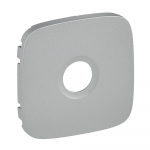 Cover plate Valena Allure - male/F type TV socket - aluminium