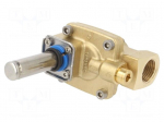 Electromagnetic valve | G 1/2" | brass | NBR | EV224B | Valve: 2/2 NC