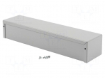 Enclosure: multipurpose | X: 76mm | Y: 305mm | Z: 56mm | 1411 | aluminium