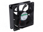 Fan: DC | axial | 12VDC | 92x92x25mm | 110.4m3/h | 41.6dBA | Vapo | 3900rpm