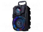 Speaker | black | Jack 3,5mm,microSD,USB A | with LED | 150Hz&divide;18kHz