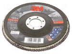 Flap grinding wheels | &Oslash;: 125mm | Granularity: 120 | 22mm