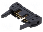 Connector: IDC | plug | male | Plating: gold-plated | PIN: 16 | THT