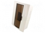 Enclosure: for modular components | IP30 | plaster embedded | white