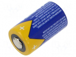 Battery: lithium | CR2 | 3V | 850mAh | non-rechargeable | &Oslash;16x27mm