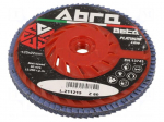 Flap grinding wheels | &Oslash;: 125mm | Granularity: 60 | vented | 22.23mm