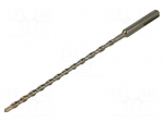 Drill bit | for concrete | &Oslash;: 6mm | L: 210mm | SDS-Plus&reg;