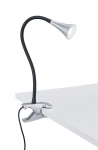 Trio Viper LED table lamp clip  grey gaismeklis R22398187 4017807328400