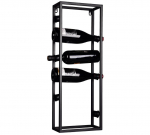 Anna wine rack 25 x 70 cm melns