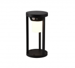 Trio-Lighting Carmo solar stabiņ&scaron; 25 cm anthracite + dusk sensor lampa ar kustības sensoru