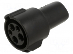 EMobility: adapter | 230VAC | 7.2kW | IP54 | single-phase | 32A | black