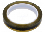 Tape: packaging | ESD | L: 65.8m | W: 18mm | Thk: 0.06mm | 10&divide;100G&Omega;