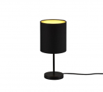 Trio Jerry table lamp E14 matt black/gold gaismeklis R50491080 4017807526226