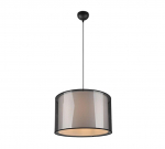 Trio-Lighting Burton  1-pc E27 matt black piekaramā lampa