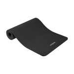 Spordiks ja aktiivseks puhkuseks // Spordikaubad ja varustus // Mata gimnastyczna do ćwiczeń joga, pilates, fitness, 183x61cm, grubość 1.5cm, materiał NBR, czarna, REBEL ACTIVE