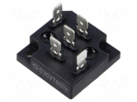 Bridge rectifier: three-phase | Urmax: 800V | If: 30A | Ifsm: 400A | THT