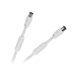 Juhtmed // Koaksiaalkaablid // Kabel TV-Video biały z filtrami 15m