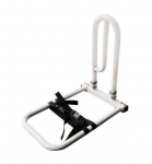 Height-adjustable bed rail making it easier to stand up