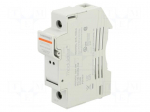 Fuse base | 10x38mm | for DIN rail mounting | 1kV | Poles: 1