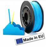 Sky blue RAL 5012 Filament PLA Basic | 1kg | 1.75mm | 3D printing material