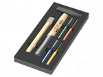 Tools set: for impact | in a foam tray | 6pcs.