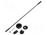Antenna | car top,automotive | 0.41m | AM,FM | &Oslash;mount.hole: 10.2mm