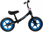 Riff Kid's balancing cross-country bicycle with 12" EVA wheels up to 35kg Black/Blue